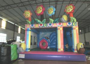 Wholesale Water Park Flower Combo Airflow Bouncy Castle , Customized Kids Jumping Castle from china suppliers