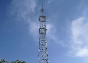 Wholesale Steel 120m Radio Antenna Tower 5 - 180 KM / H Wind Pressure Customized Design from china suppliers