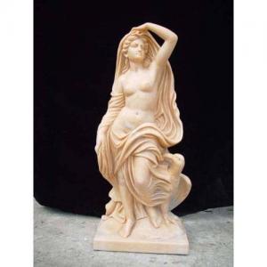 Wholesale sunset red marble girl statue from china suppliers