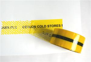 Wholesale Customized OPENVOID Tamper Evident Security Tape / PET Packing Adhesive Tape from china suppliers