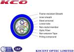MGTSV Mining Optical Fiber Cable 2km ~ 3km Each Roll Outdoor With Blue Color