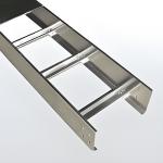 High Corrosion Resistance Ladder Type Cable Tray Made of Steel for Fire