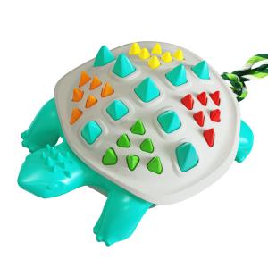 Wholesale Manufacturers Sell Well Colorful Turtle Dog Cleaning Teeth Toy Pet Toys Dog Chew Toy from china suppliers