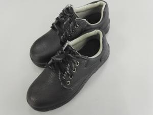Wholesale Dustproof Work Safety Boots With Steel Toe PU Outsole Breathable Lining Black from china suppliers