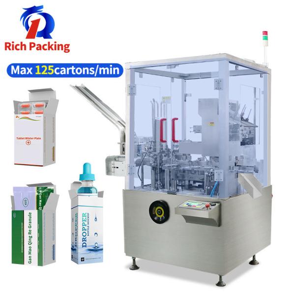 Continuous Automatic Cartoning Machine Pharmaceutical For Horizontal Box Packing