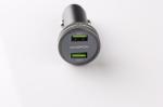 Quick Charge 3.0 Car Charger 12V Dual USB Car Charger 3.1Case Aaluminum alloy