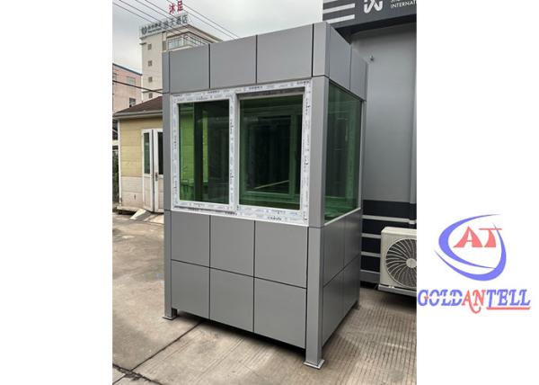 Prefabricated Safe Security Sentry Box Light Steel Structure Building Sandwich