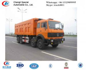 Wholesale North Benz 50ton 380hp dump truck for sale, hot sale North Benz heavy duty 8*4 LHD 40tons dump tipper truck from china suppliers