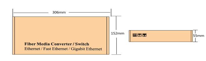 20Gbps Outdoor Fiber Optic Switch , Gigabit Fiber Switch With CE Certificate