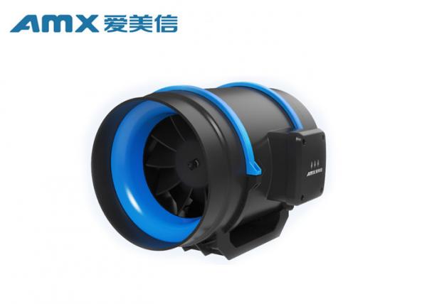 Quality Full ABS Plastic Mixed Flow Duct Fan , Commercial Inline Exhaust Fans For Hotel for sale
