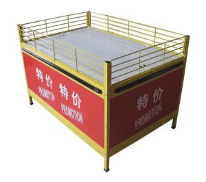 China Supermarket Promotional Tables , Portable Display Counter For Advertising on sale