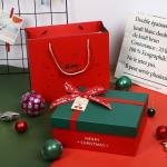 Rigid ODM Stamping Apparel Packaging Boxes Decorated Christmas