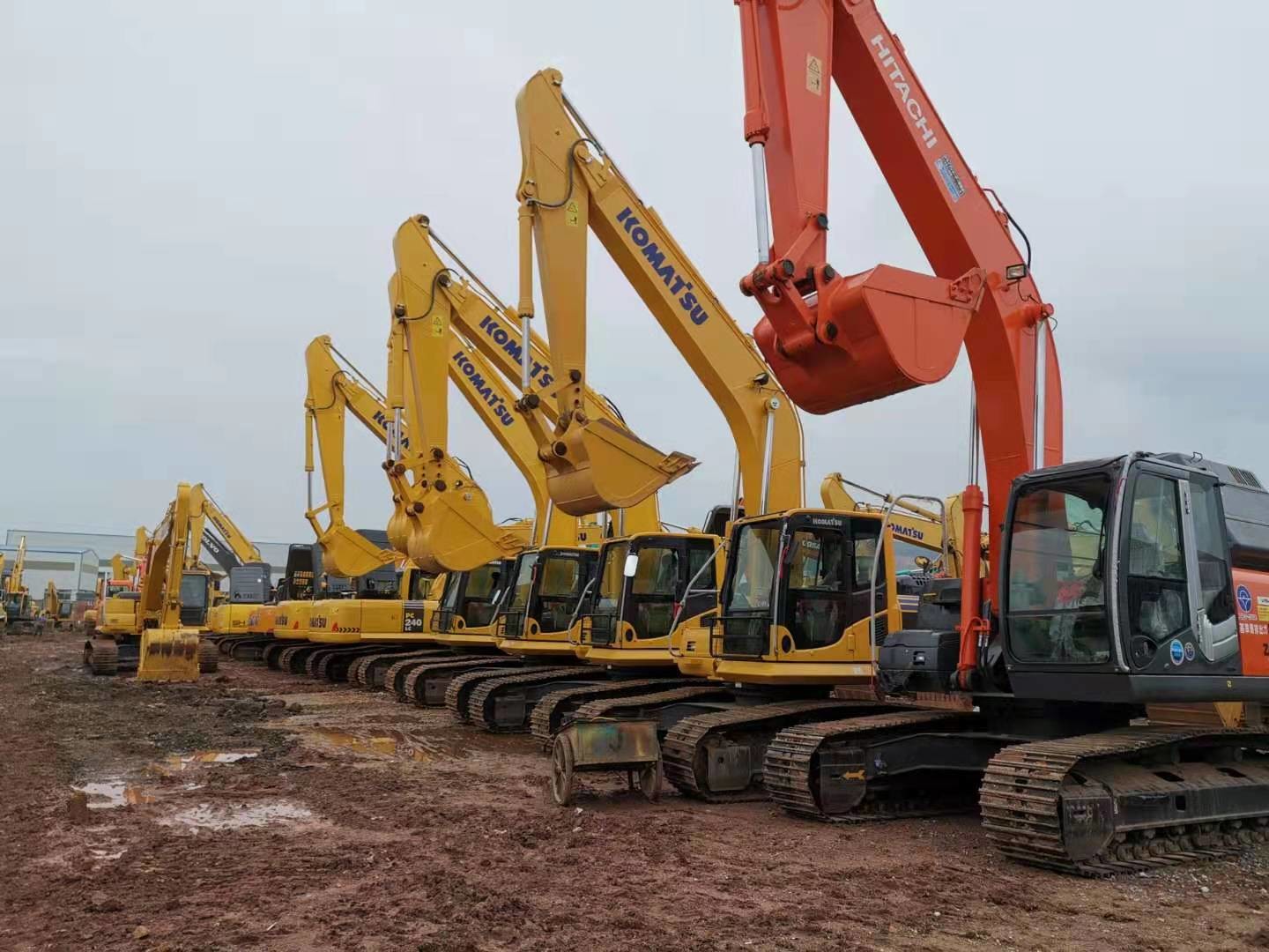 Isuzu Engine ZX470 47 Ton Hitachi Mining Excavators