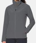 Grey Womens Woven Jacket , Plain Dyed Womens Full Zip Jacket OEM Design