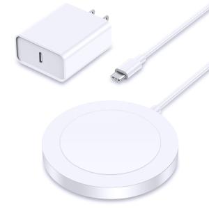 Wholesale 1 Conductor Magnetic Wireless Charger for Mag-Safe iPhone Round Wire Material Shape from china suppliers