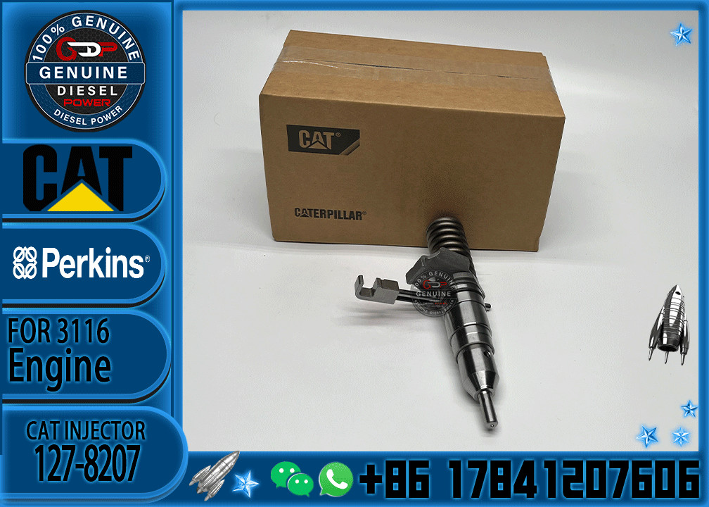New Fuel Injector 127-8207 0R-8475 OR-8475 9Y-4982 7E-8727 OR-3002 0R-3002 for Caterpillar Industrial 3114 CB434 CP563 0