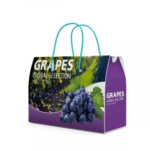 Wholesale Corrugated Cardboard Grapes Packing Box Recyclable Dia9cm*H16cm from china suppliers