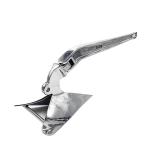 Silver Plough Style Boat Anchor for Marine Hardware 316 Stainless Steel Material