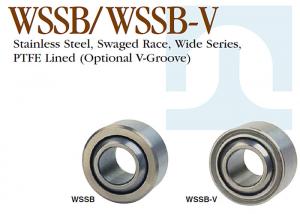 Wholesale Light Industrial Stainless Steel Spherical Bearings WSSB - V Swaged Race Wide Series from china suppliers