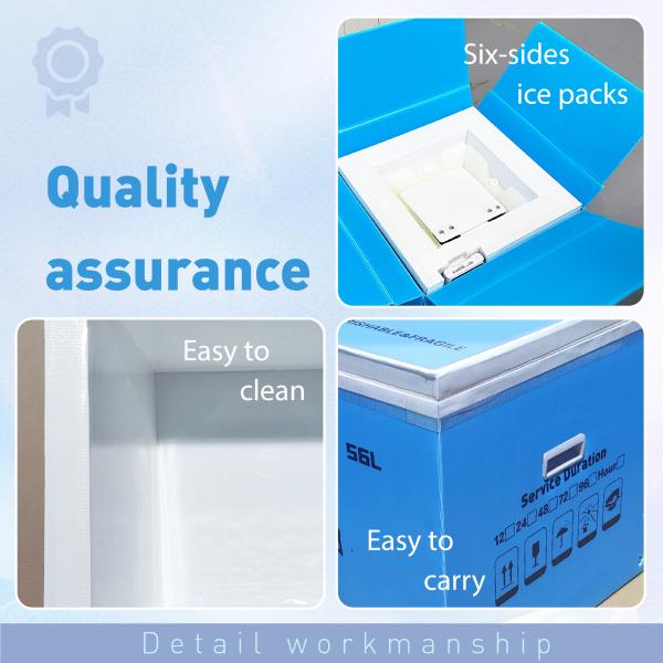 2-8C Temperature Range Cold Chain Box with Capacity of 4L/ 8L/ 12L/ 28L/ 56L/ 70L/ 97L/ 130L and CE Certification