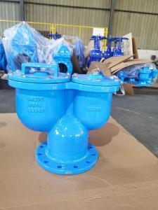 Wholesale Flanged End Double Ball Air Valve Cast Iron Air Release Valve For Water Steam from china suppliers