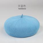 L18001 New design hot sale summer Knitted beret hats for ladies ,Fashion Summer