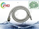 Double Buckle Pull Out Chrome Shower Hose , Kitchen Flexible Hand Shower Hose