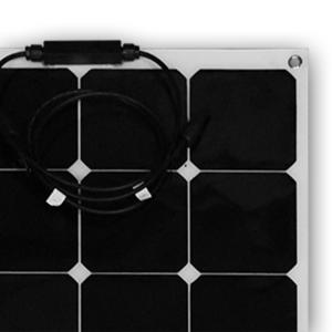 Wholesale 110W SunPower Flexible Solar Panels , Black Semi Flexible Solar Panel For Boat from china suppliers