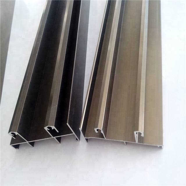 ISO14001 6063 T5 Electrophoresis Aluminium Profile For Windows