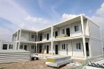 Modular Prefab Storage Container Homes Anti Seismic Two Storey Houses