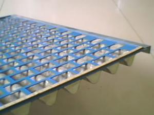 Stainless Steel/Plastic Flat Mesh Shale Shaker Screen/Resistant to abrasion, erosion and temperature.