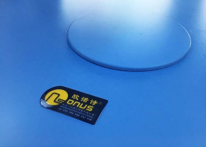 Colorful Epoxy Resin Worktop , Lab Island Bench With Radius / Bevel Edge