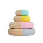32pcs Digital Number Wooden Building Blocks Balance Blocks For Toddlers