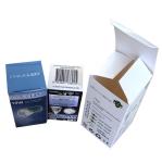 350GSM Ivory Paper Gold Foil Gift Box For Light Bulb Packaging Boxes