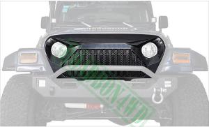 Wholesale ABS Car Bird Design Second Generation Front Grille for Jeep Wrangler TJ 97-06 from china suppliers