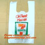 100% Biodegradable and Compostable, T-shirt Bags, EN13432 Certificate, green