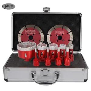 Wholesale Vacuum Brazed Coring Drilling Hole Saw Set Diamond Crowns Core Drill Bit For Ceramics Tiles Marble Granite Porcelain from china suppliers