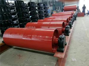 Wholesale Customized Anti Slippery 800mm Take Up Pulley In Belt Conveyor from china suppliers