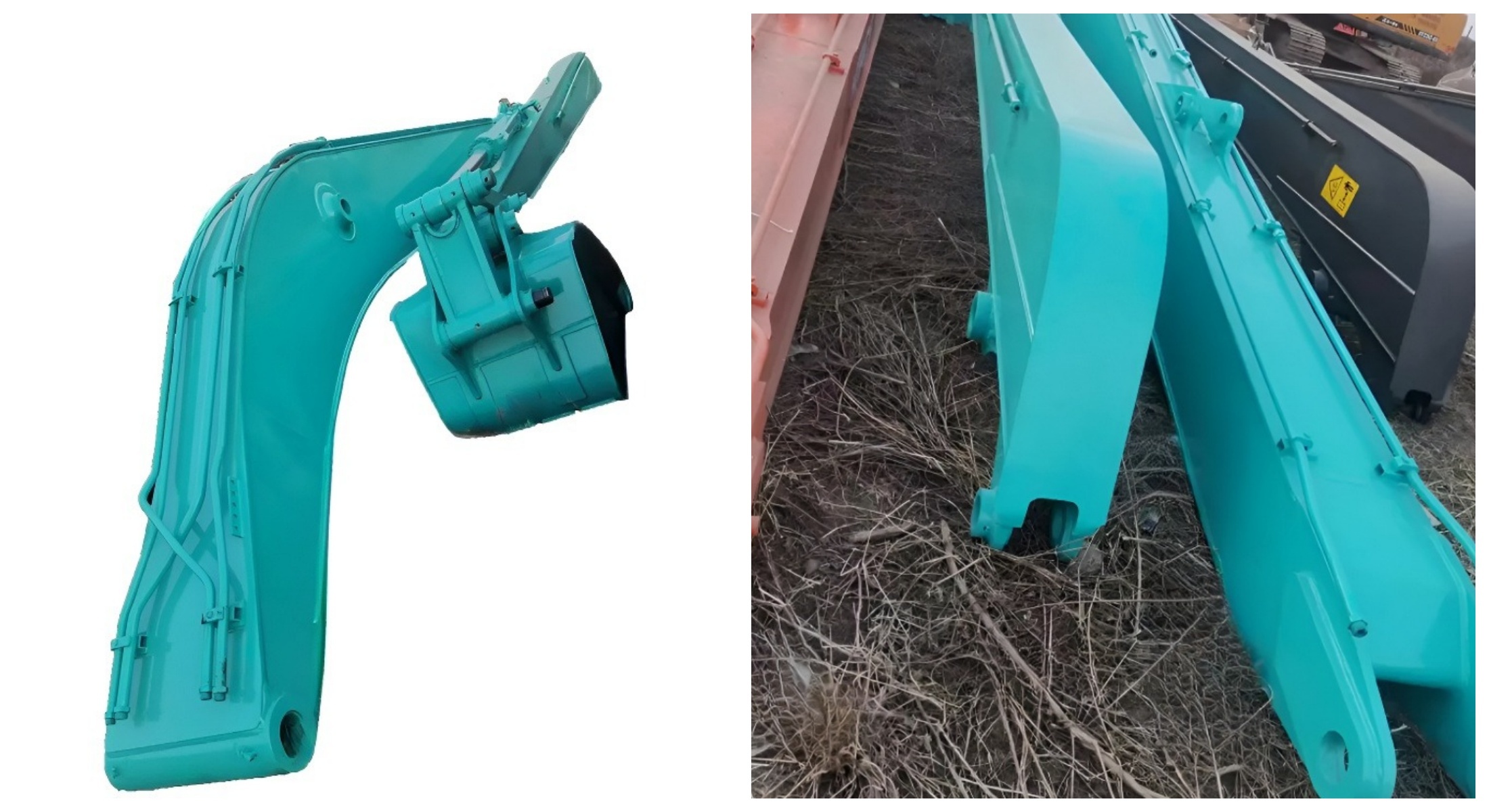 Custom 16m Excavator Long Reach Boom Arm Attachment for Kobelco SK200-8 With Bucket
