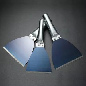 Wholesale Iron Handle Stainless Steel Putty Knife 65# Blue Manganese Steel Scraper from china suppliers