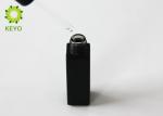 Matte Black Empty Essential Oil Bottles , Square Shape 10ml Glass Dropper
