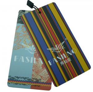 Wholesale Coated Paper Personalized Garment Hang Tags Printing For Clothing 120 * 60 mm from china suppliers