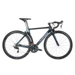 Black Aluminum Road Bike 700C Wheel Size 14kg Single Gross Weight