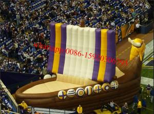 Wholesale End Zone Party Deck Inflatable Boat for football from china suppliers