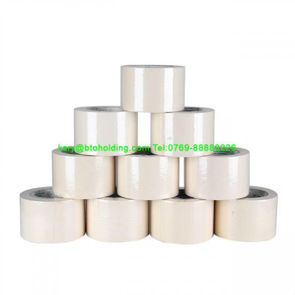 Quality Width 76.2mm Thickness 0.5cm Beautiful Grain White Masking Tape for sale