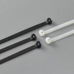 11.8 Inch Black Nylon Cable Tie Wrap With Stainless Steel Inlay Metal Insert