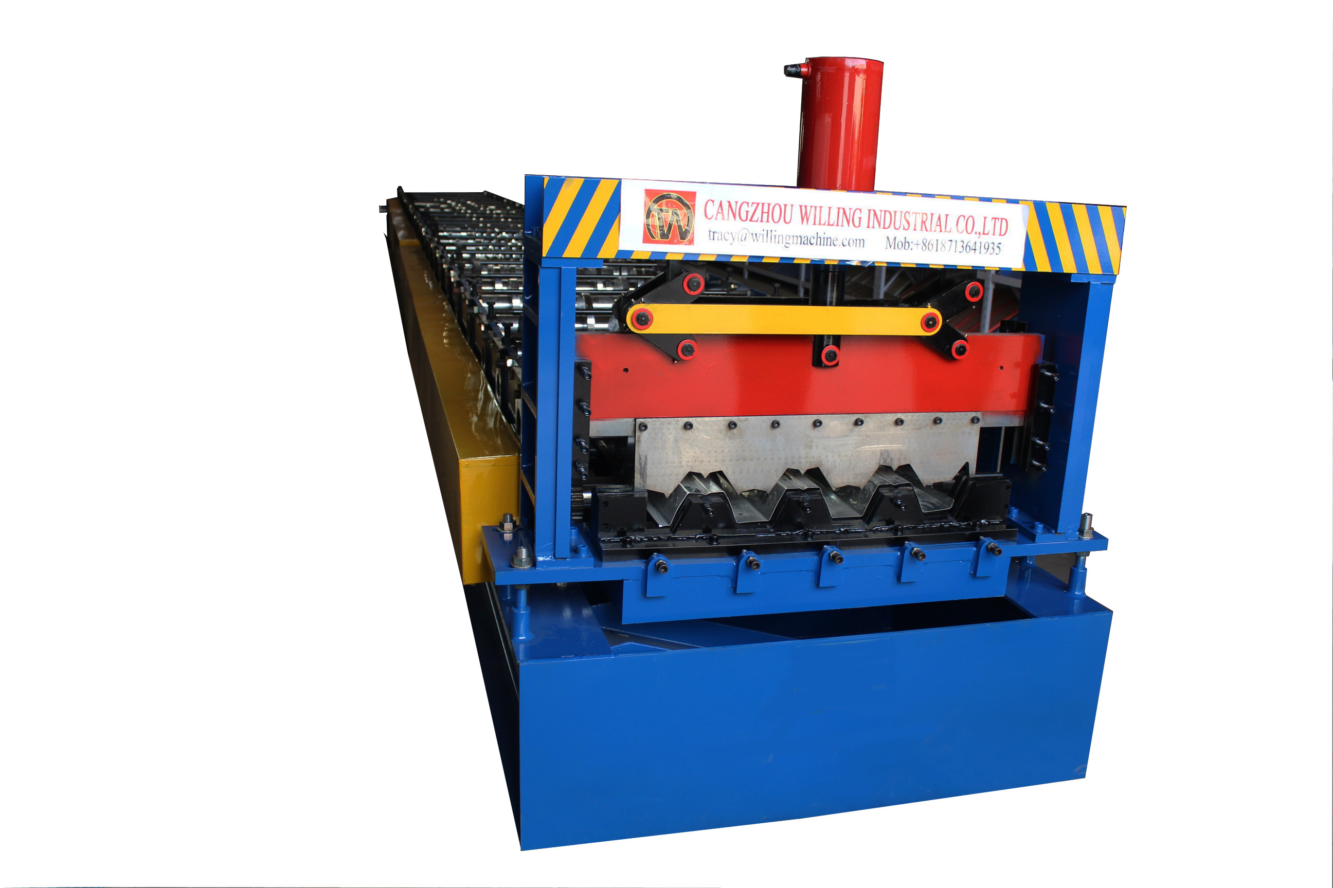 Metal Floor Deck Cold Roll Forming Machine For Panel