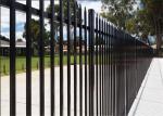 Garrison fence pressed spear fencing, spear top metal fence, spear top fences,