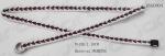 1.10cm Width White / Black Kids Braided Belt , Braided Polyester Young Girls