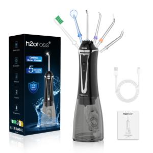 Wholesale 300ml Ipx7 Cordless Teeth Oral Irrigator Portable Dental Floss Tooth Cleaner Rechargeable Electric Water Flosser for Home Travel from china suppliers